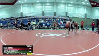 160 lbs Round 4 (6 Team) - Jake Osten, Portage Wrestling Club vs Draeven Bennett, Center Grove Wrestling Club