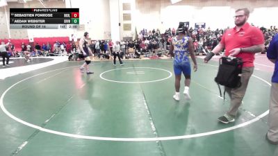 190 lbs Round Of 16 - Aedan Webster, East Haven vs Sebastien Fonrose, Rockville