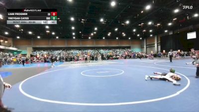 63-66 lbs Round 1 - Liam Frogner, USA Gold vs Treygan Cates, Round Mountain Dragons