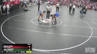 Girls 145 lbs Quarterfinal - Ani Mariano, Hilton Head Girls vs Givyn Dyer, Airport Girls