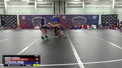 107 lbs Round 2 - Sienna Cozzali, Rockland International Wrestling Academy vs Clementine OBrien, LAWW/Hempfield Black Knight