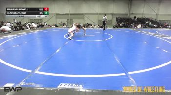 75 lbs Rr Rnd 5 - Marleigh Howell, Super Girls K-6 Red vs Kloe Routledge, Oklahoma Mafia Girls K-6