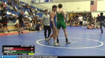 220 lbs Cons. Round 5 - Jacob Rios, ECR Wrestling vs Robert Svitek, Thousand Oaks