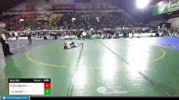 3A 106 lbs Cons. Round 3 - Jaden Lerwill, Sugar-Salem vs Paul Sundstrom, Timberlake