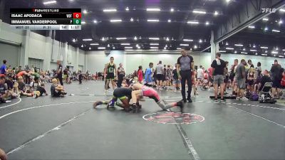 108 lbs Quarterfinals (8 Team) - Immanuel Vanderpool, Pedraza vs Isaac Apodaca, Washington Dual Team