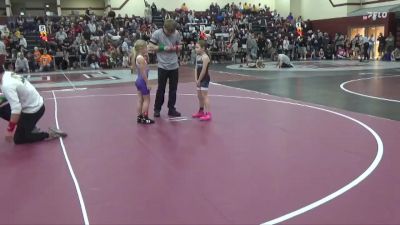 SPW-3 lbs 3rd Place Match - Sadie Klostermann, Alburnett Mat Pack vs Kenley Cline, THWC