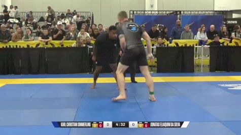 Jonatas Eliaquim Da Silva vs Karl Christian Simmerling 2024 World IBJJF Jiu-Jitsu No-Gi Championship