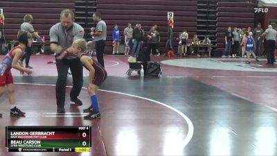 SPW-7 lbs 1st Place Match - Landon Gerbracht, East Buchanan Mat Club vs Beau Carson, Lynx Wrestling Club