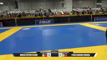Ethan Leonardo Longoria vs Nikolas Stephen Velardi 2026 American National IBJJF Jiu-Jitsu Championship