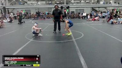 56 lbs Finals (2 Team) - Geno Musiolowski, 84 Athletes vs Matt Walsh, Xtreme Team