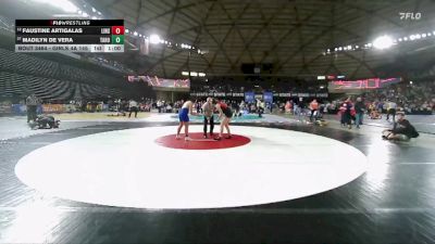 Girls 4A 145 lbs Cons. Round 2 - Madilyn De Vera, Tahoma (Girls) vs Faustine Artigalas, Lincoln (Seattle) (Girls)