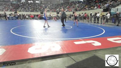 84 lbs Consi Of 16 #1 - Jake Potts, Wagoner vs Tillman Smith, Harrah