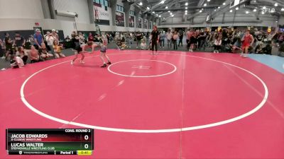 113 lbs Cons. Round 2 - Lucas Walter, Stephenville Wrestling Club vs Jacob Edwards, X-CLUSIVE Wrestling