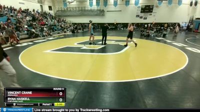 186-187 lbs Round 5 - Vincent Crane, Ogallala vs Ryan Haskell, Cheyenne East