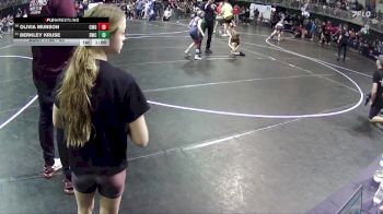 65 lbs Cons. Round 4 - Olivia Munson, CWO vs Berkley Kruse, Blair Wrestling Club