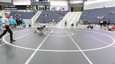 106 lbs Quarters - Cael Powers, Jackson County vs Kymani Tinsley, Seckinger