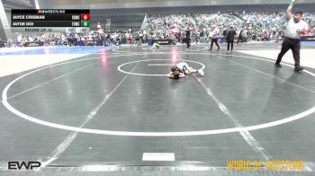 37 lbs Round Of 16 - Jayce Crisman, Salem Elite Mat Club vs Jayde Doi, Team Selma