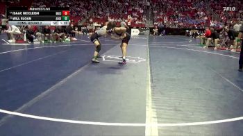 3A-132 lbs Cons. Round 2 - Isaac McCleish, Mason City vs Will Sloan, Ankeny Centennial