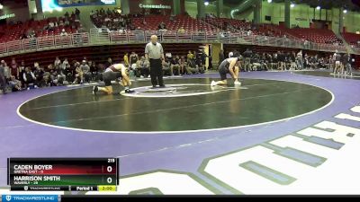 215 lbs Round 2 (6 Team) - Caden Boyer, Gretna East vs Harrison Smith, Waverly