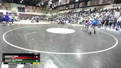 165 lbs Cons. Round 2 - Julian Velasquez, Temescal Canyon vs Andrew Pena, Temescal Canyon