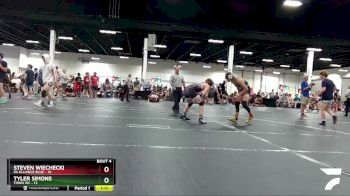 138 lbs Round 2 (6 Team) - Tyler Simons, Town WC vs Steven Wiechecki, PA Alliance Blue