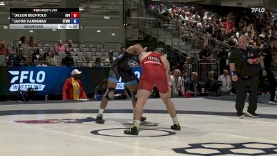 92 kg Quarters - Dillon Bechtold, Buffalo Valley RTC vs Jacob Cardenas, CKWC/ Titan Mercury Wrestling Club