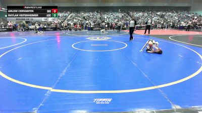 46 lbs Round Of 32 - Arlow Cervantes, Grizzly Wrestling Club vs Raylan Veitenheimer, Askeo International Matclub