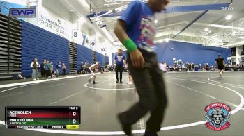 64 lbs 5th Place Match - Maddox Bea, Junction City vs Ace Kolich, Piper