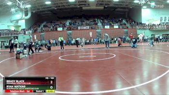 106 lbs Champ. Round 1 - Brady Black, Mishawaka Wrestling Club vs Ryan Watkins, Bloomington South Wrestling Club