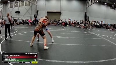 150 lbs Placement (4 Team) - Beau McArthur, Sly Fox vs Shane Ryan, South Side WC Blue