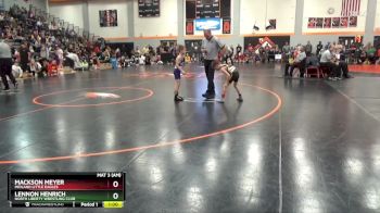 PW-10 lbs Cons. Semi - Lennon Henrich, North Liberty Wrestling Club vs Mackson Meyer, Midland Little Eagles