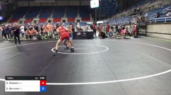 138 lbs Cons Semi - David Gleason, Missouri vs Derek Barrows, Colorado