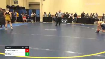 132 lbs Consolation - Brecken Strickland, Penn Delco vs Maclane Miller, Pine Richland