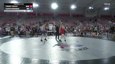 144 lbs Cons. Round 4 - Jeremy Begley, Martin County Cardinals Wrestling Club vs Jaxon Workman, Michigan Premier WC