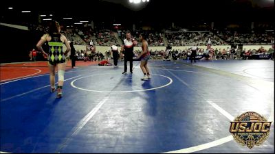 98 lbs Round Of 16 - Amerie Morgas, Glory Wrestling Academy vs Kinsley Peters, Standfast