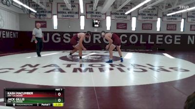 174 lbs 1st Place Match - Jack Gillis, UW - La Crosse vs Kash Macumber, UW - La Crosse