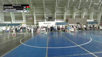 49 lbs Quarterfinal - Cole Huerta, Northside Wrestling Club vs Noxx Williams, Shootbox Wrestling Club