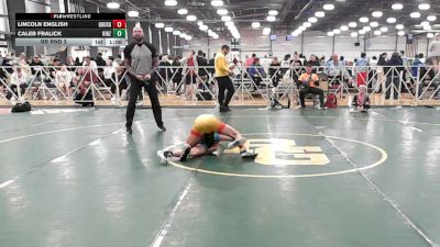 106 lbs Rr Rnd 3 - Lincoln English, Ground Up USA (RED) - HSB vs Caleb Fralick, Kinzua Wrestling Club - HSB