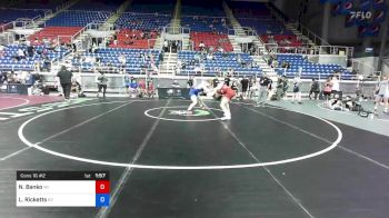 160 lbs Cons 16 #2 - Nash Banko, Wisconsin vs Lucas Ricketts, Kentucky