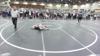 66 lbs Round Of 16 - Connor Strand, Sierra Sabers vs Easton Emigh, Top Fuelers WC