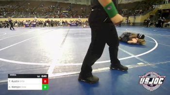 120 lbs Consi Of 4 - Taegan Austin, Sperry Wrestling Club vs Cire Watson, Team Of Hard Knox