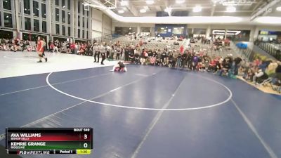 120 lbs 3rd Place Match - Kemrie Grange, Ridgeline vs Ava Williams, Bishop Kelly