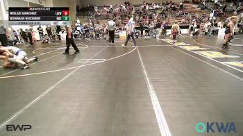 80 lbs Consi Of 8 #1 - Reilas Sanchez, Locust Grove Youth Wrestling vs Bowman Buckner, Berryhill Wrestling Club