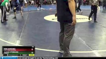 170 lbs Champ. Round 1 - Alexis Storsved, Mandan vs Mya Sanchez, West Fargo Sheyenne