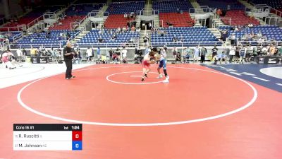 113 lbs Cons 16 #1 - Robert Ruscitti, IL vs Mac Johnson, NC