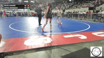 84 lbs Round Of 16 - Malea Hawkins, Tulsa Union Girls vs Sophia Whitenack, Pryor Tigers Wrestling