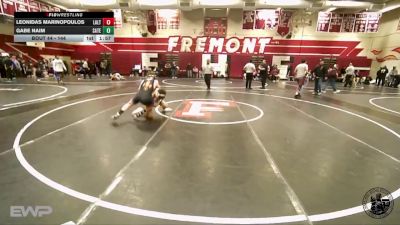 144 lbs Prelim - Leonidas Marinopoulos, Los Altos vs Gabe Naim, Santa Teresa