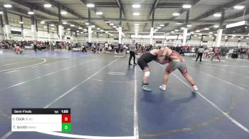 285 lbs Semifinal - Isaiah Cook, BlackCat WC vs Trenton Smith, Manu WC