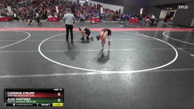 130 lbs Cons. Round 2 - Cameron Strupp, Hartford Wrestling Club vs Alex Martinez, Built By Brunson Wrestling