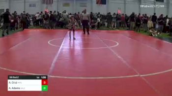 49 lbs Rr Rnd 2 - Angelo Cruz, Mad Dawg vs Austyn Adams, Salem Elite